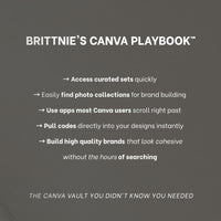 BRITTNIE'S CANVA DESIGN PLAYBOOK™