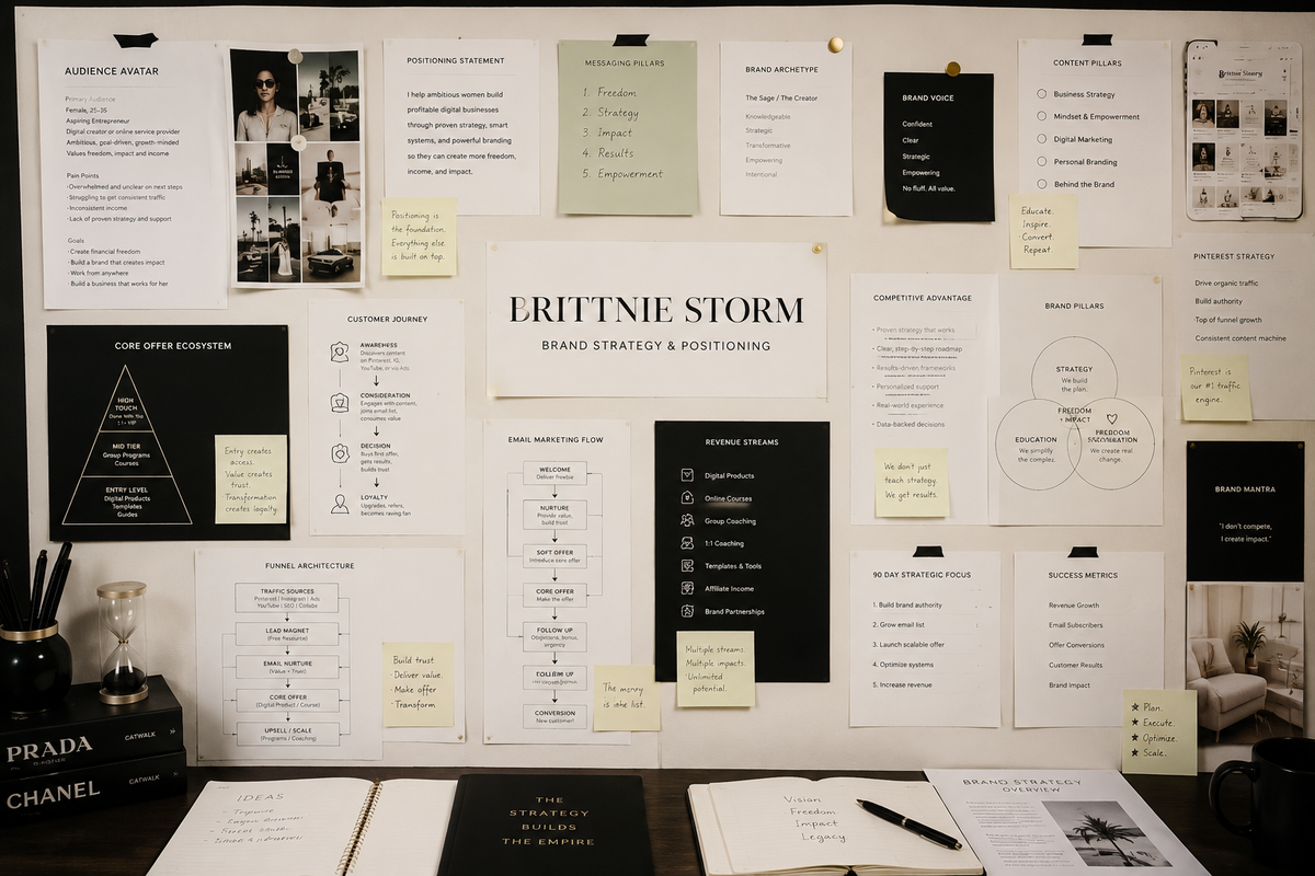 <p>Brand Strategy <em>and Positioning</em></p>