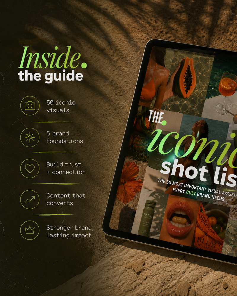 The Iconic | shot list™