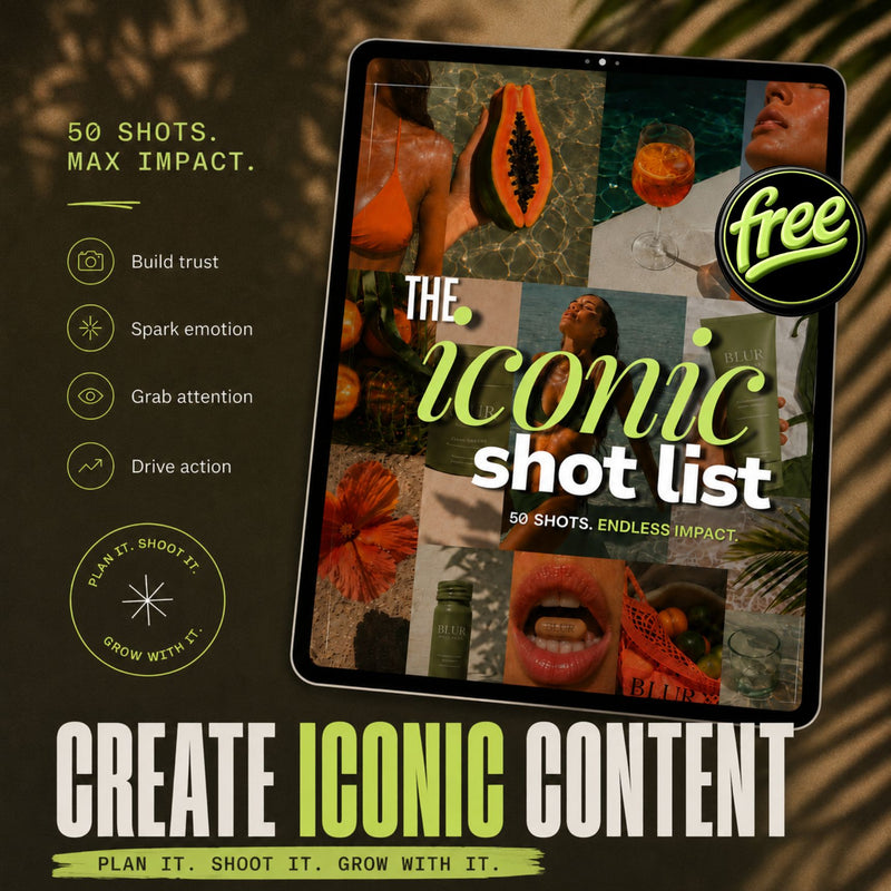 The Iconic  |  shot list™